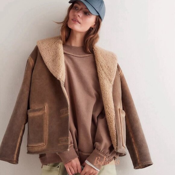 NEW Free People We The Free Cammy Vegan Jacket - Picture 3 of 3